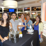 AnestasiA Vodka staff with tasters, Liquor Library Las Vegas