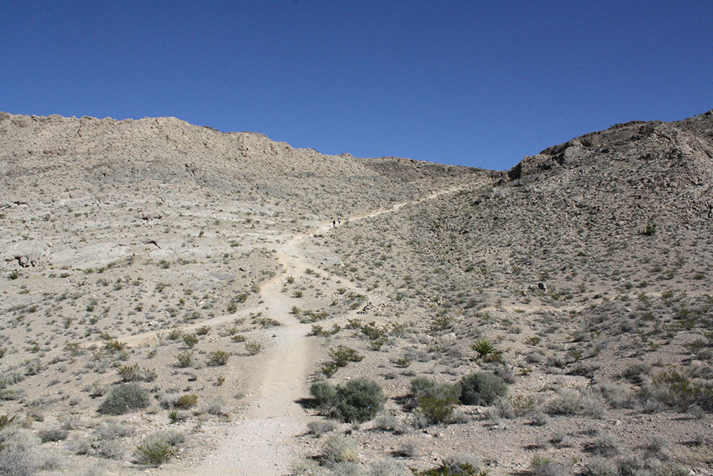 Lone Mountain Hike, Heading Up, Northwest Las Vegas