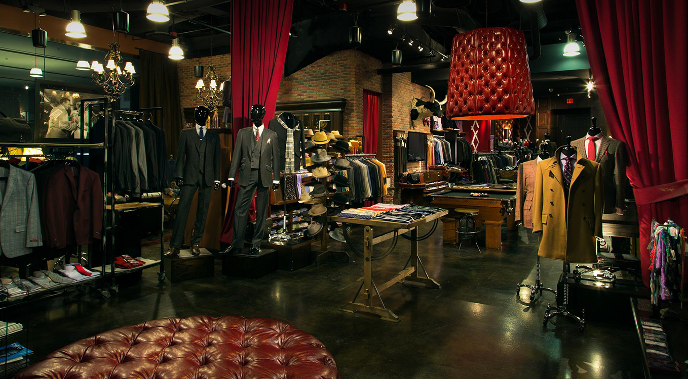 Stitched Menswear, Inside Store Rear View, Cosmopolitan Las Vegas