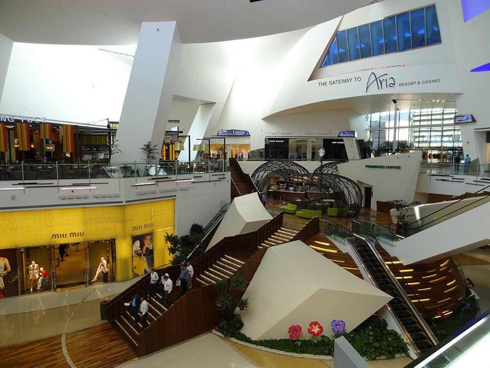 Louis Vuitton store in Crystal, City Center Las Vegas 