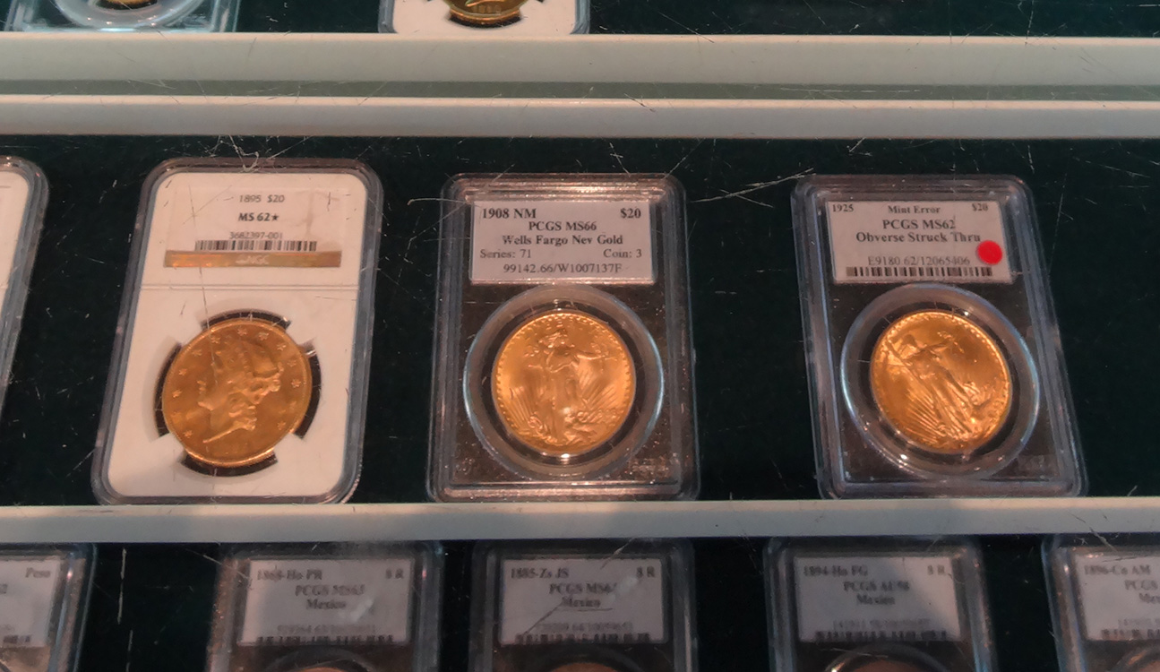 Gold at Sahara Coins, Las Vegas