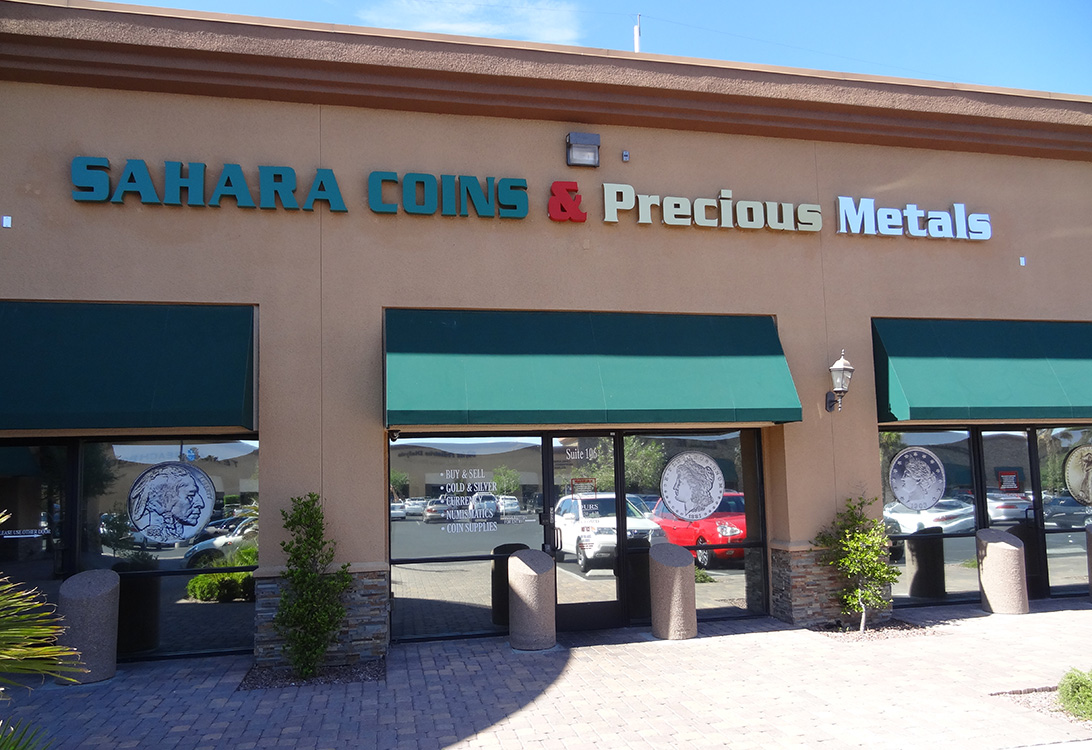 Sahara Coins Storefront, Las Vegas