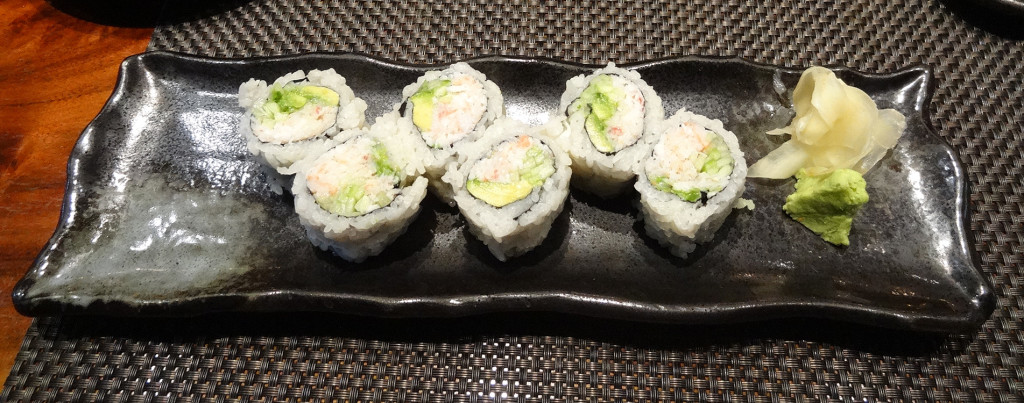 Sushi Roll, Sushi Roku at Caesars Palace, Las Vegas