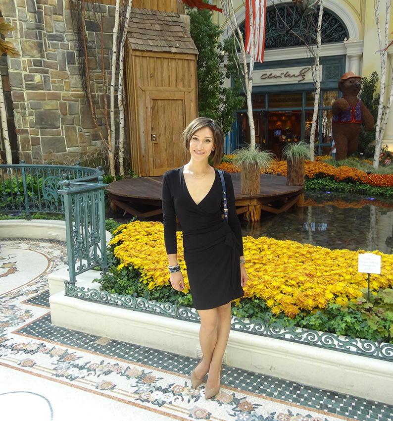 Kseniya Kira, Bellagio Conservatory, Autumn Harvest, Las Vegas 2014