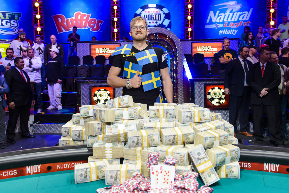 Main Event Winner Martin Jacobson 2014 WSOP Main Event Final Table Las Vegas