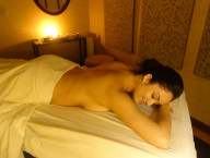 Client-Enjoying-Massage,-LifeSpa-at-Lifetime-Fitness,-Summerlin-Las-Vegas