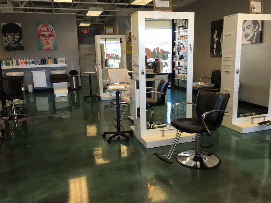 Interior Dime Salon & Barber Shop, Summerlin South, Las Vegas