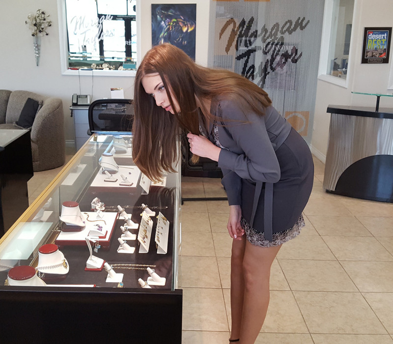 Victoria Kuznetsova Magone, Looking at Jewelry, Morgan Taylor Jewelers, West Las Vegas