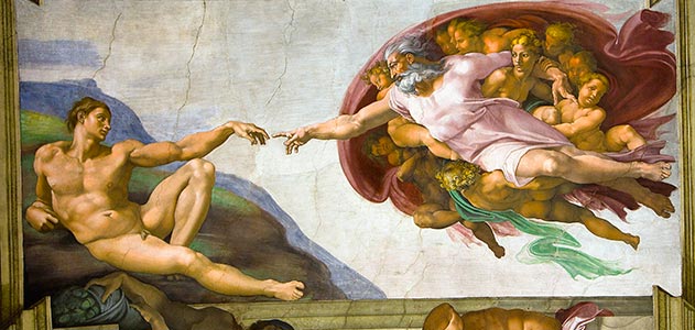 The Creation of Adam, Michelangelo