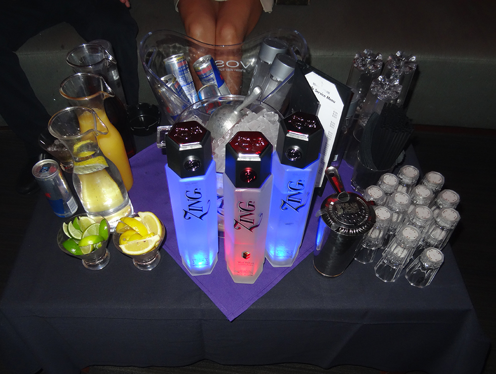 ZING Vodka Bottle Service, Share Nightclub, Las Vegas