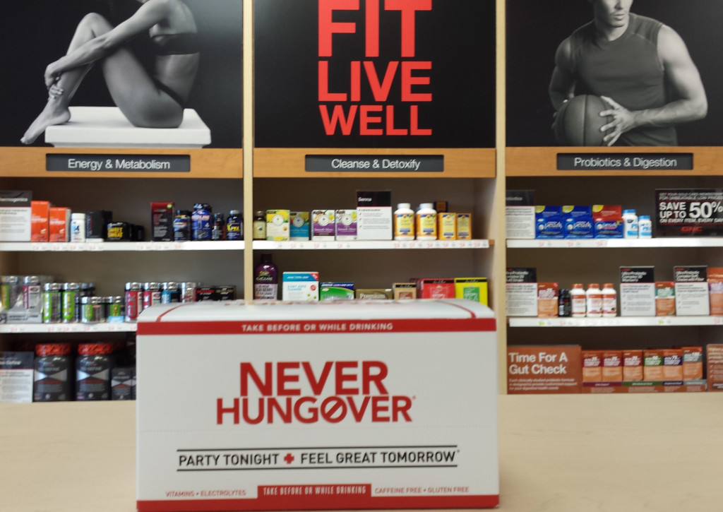 NEVERHUNGOVER, GNC Las Vegas, 215 and Rainbow