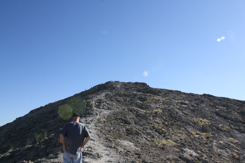 Heading Up Lone Mountain Hike, West Las Vegas