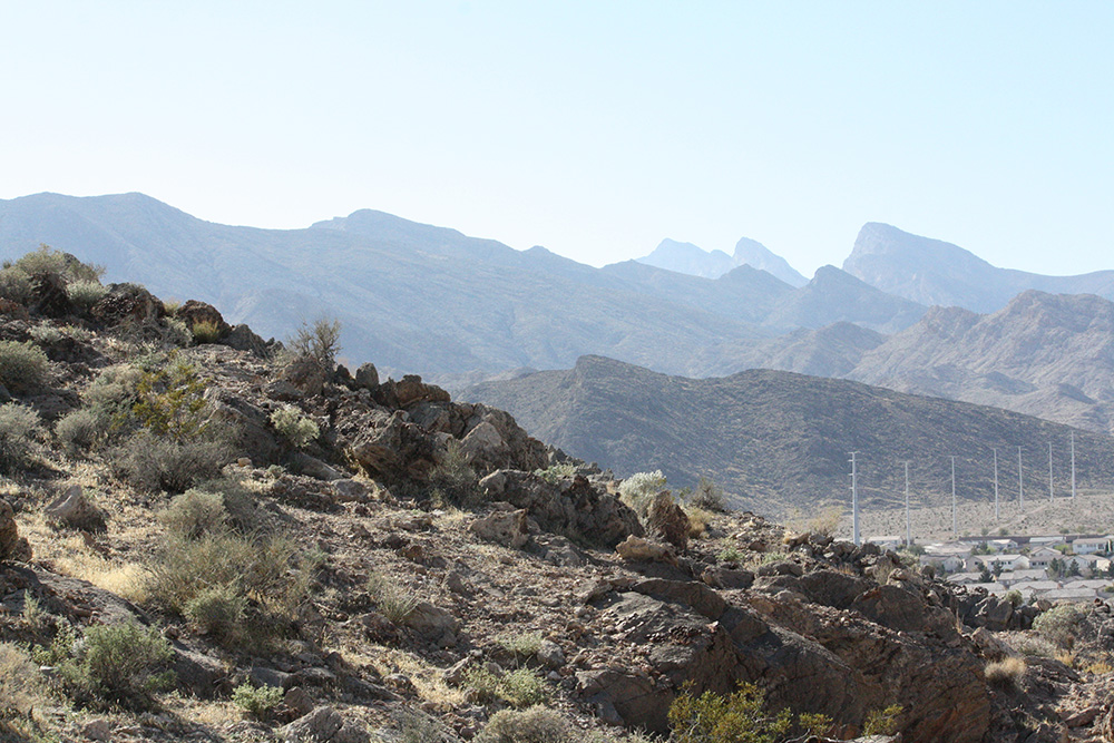 Trail and Texture of Lone Mountain Hike, West Las Vegas