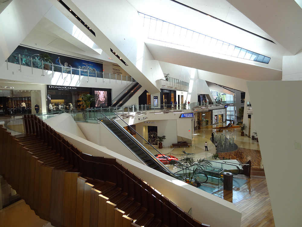 Inside The Shops at Crystals, City Center, Las Vegas