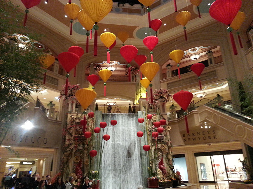 Palazzo Atrium, Chinese New Year, Las Vegas