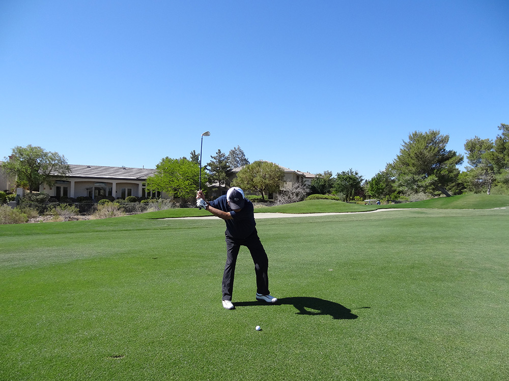 Badlands Golf Course, Partner Swinging, Las Vegas
