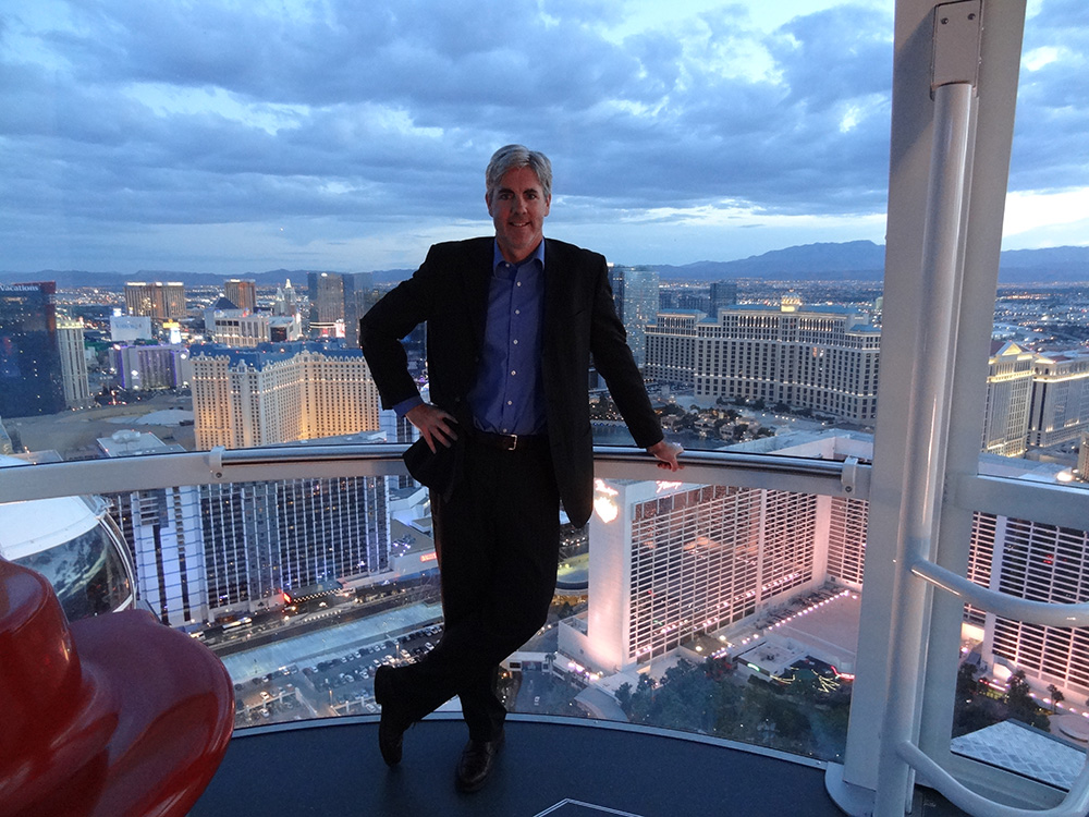 Brendan Magone on the High Roller, LINQ District, Las Vegas