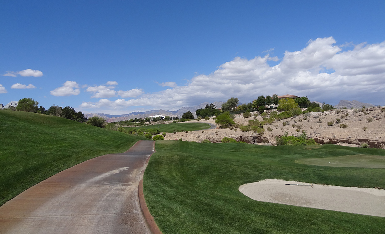 Enjoying a Round of Golf, Badlands Golf Course, Las Vegas