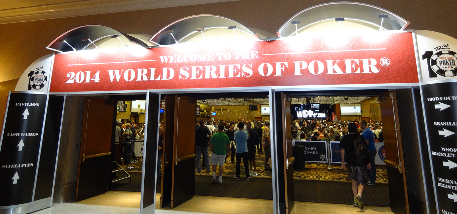 Entrance to World Series of Poker Main Room, WSOP 2014 Vegas