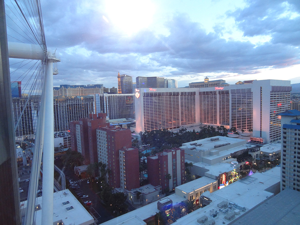 Halfway up the High Roller, LINQ District, Las Vegas
