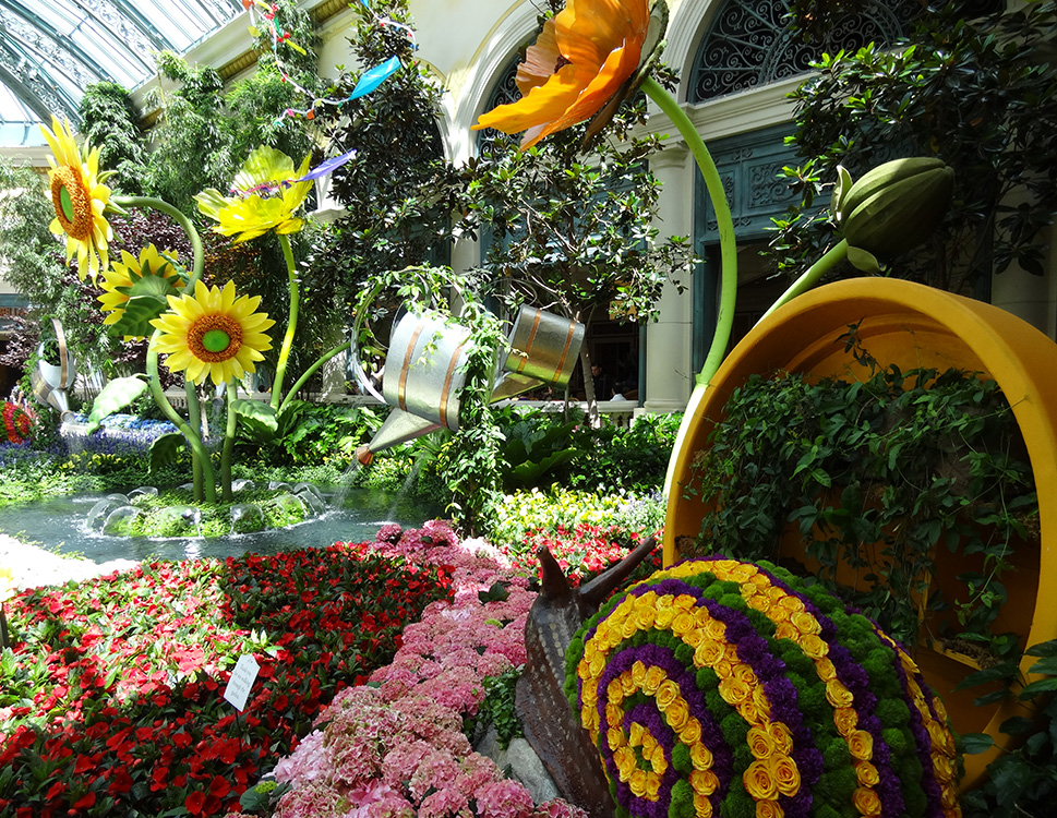Gardens at Bellagio Conservatory, Summer Celebration 2014, Las Vegas