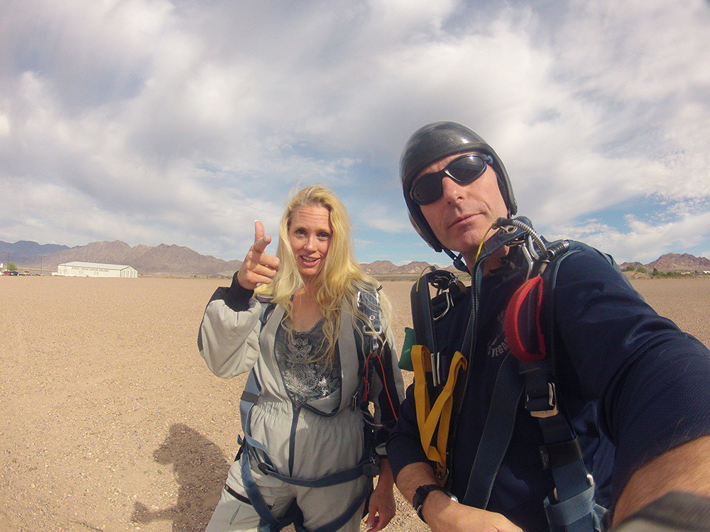After Landing, Happy Cool Katie, Skydive Las Vegas
