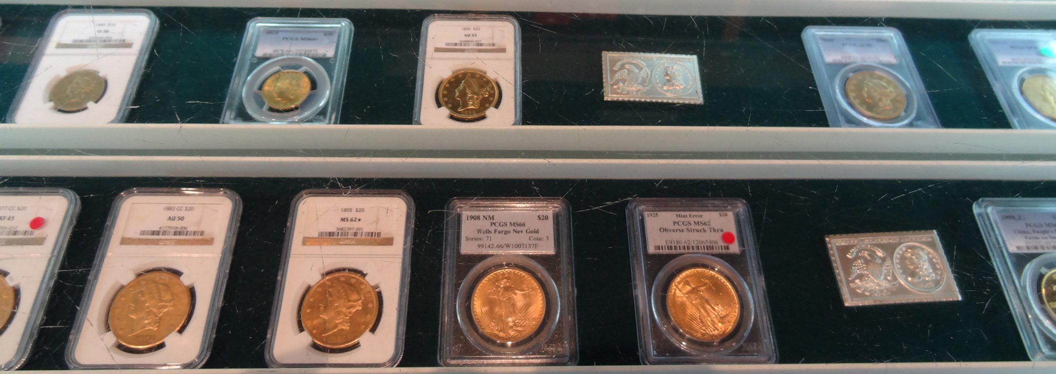 Graded Gold Coins, Sahara Coins, Las Vegas