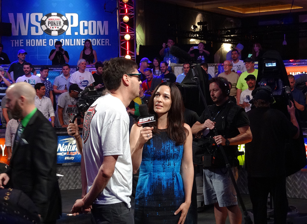 Kara Scott Interviewing Mark Newhouse, Back to Back Final Tables, WSOP 2014
