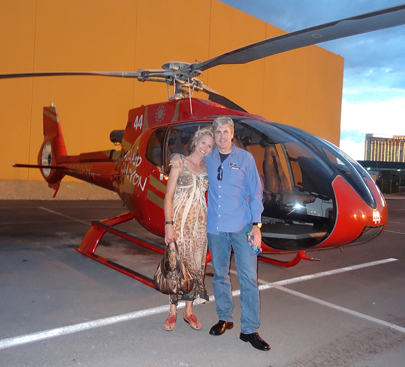 Brendan Magone and Friend, Grand Canyon Helicopters, Las Vegas