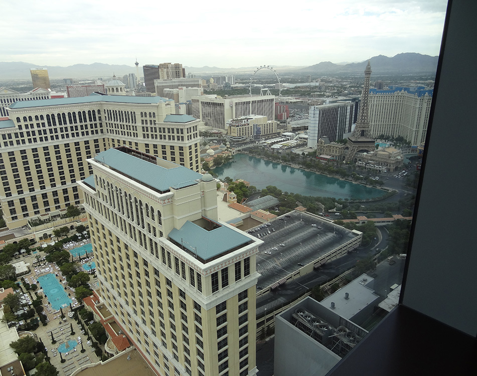View from Vdara Hotel Suite, Las Vegas