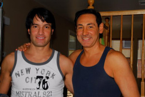 Rolando Agnolin Pilates Instructor, With Friend & Student, Las Vegas