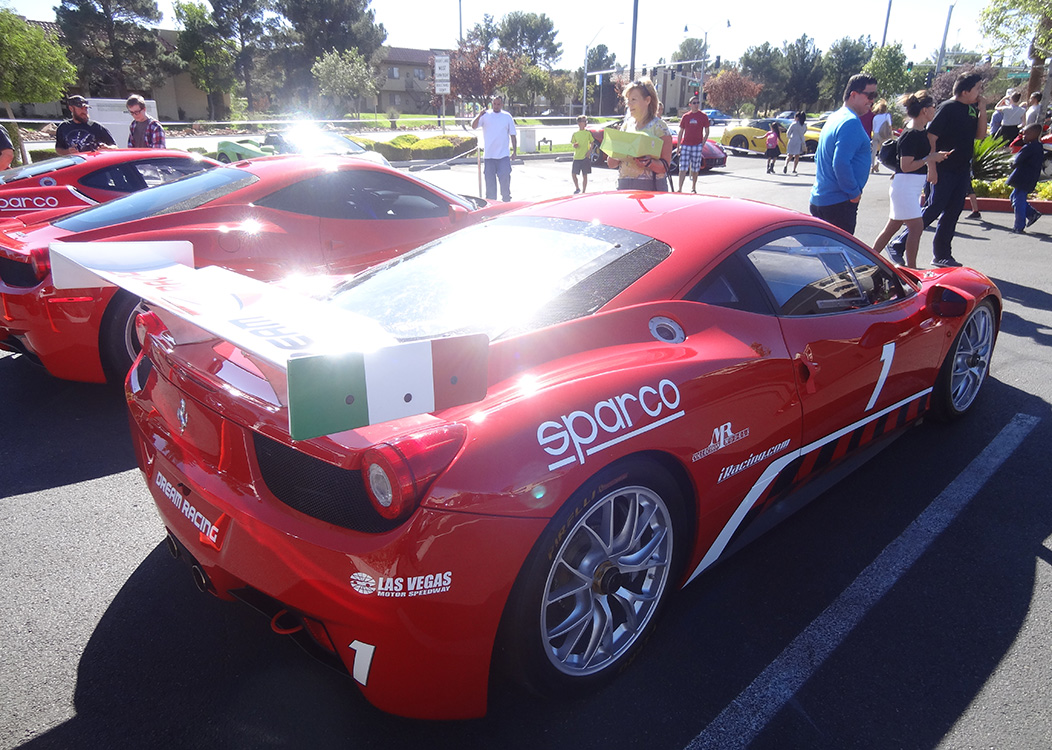Dream Racing Ferraris at Siena Italian Sports Car Day, Las Vegas
