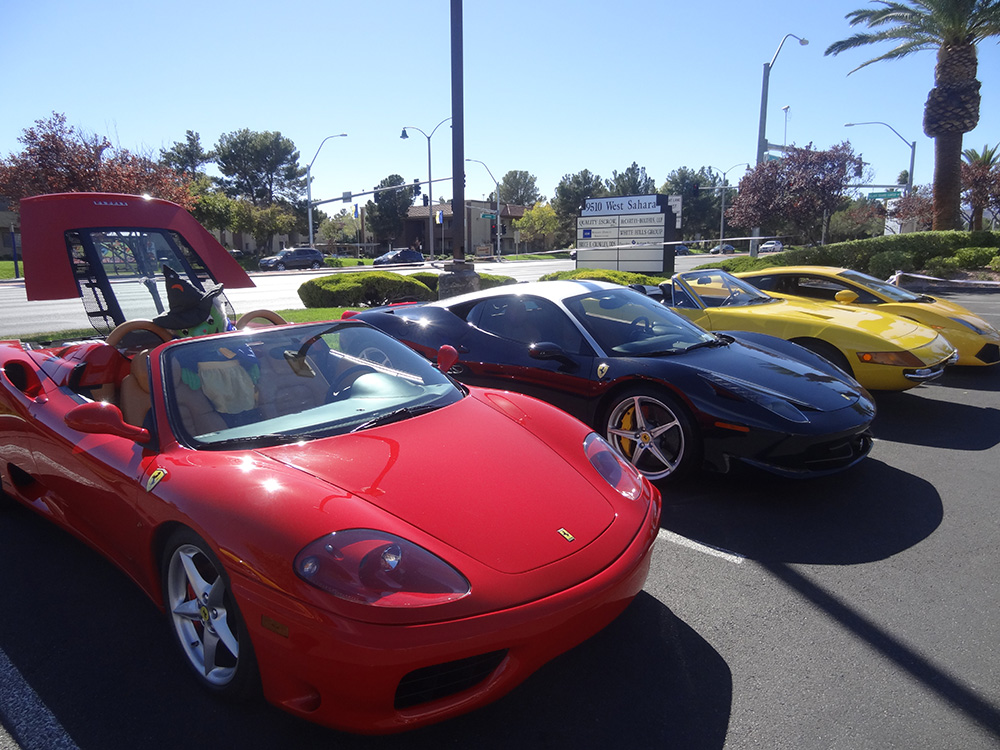 Luxury Italian Sports Cars, Siena Italian Restaurant, Las Vegas