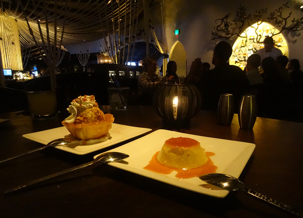 Desserts-at-Javiers,-Mexican-Cuisine-inside-Aria,-Las-Vegas