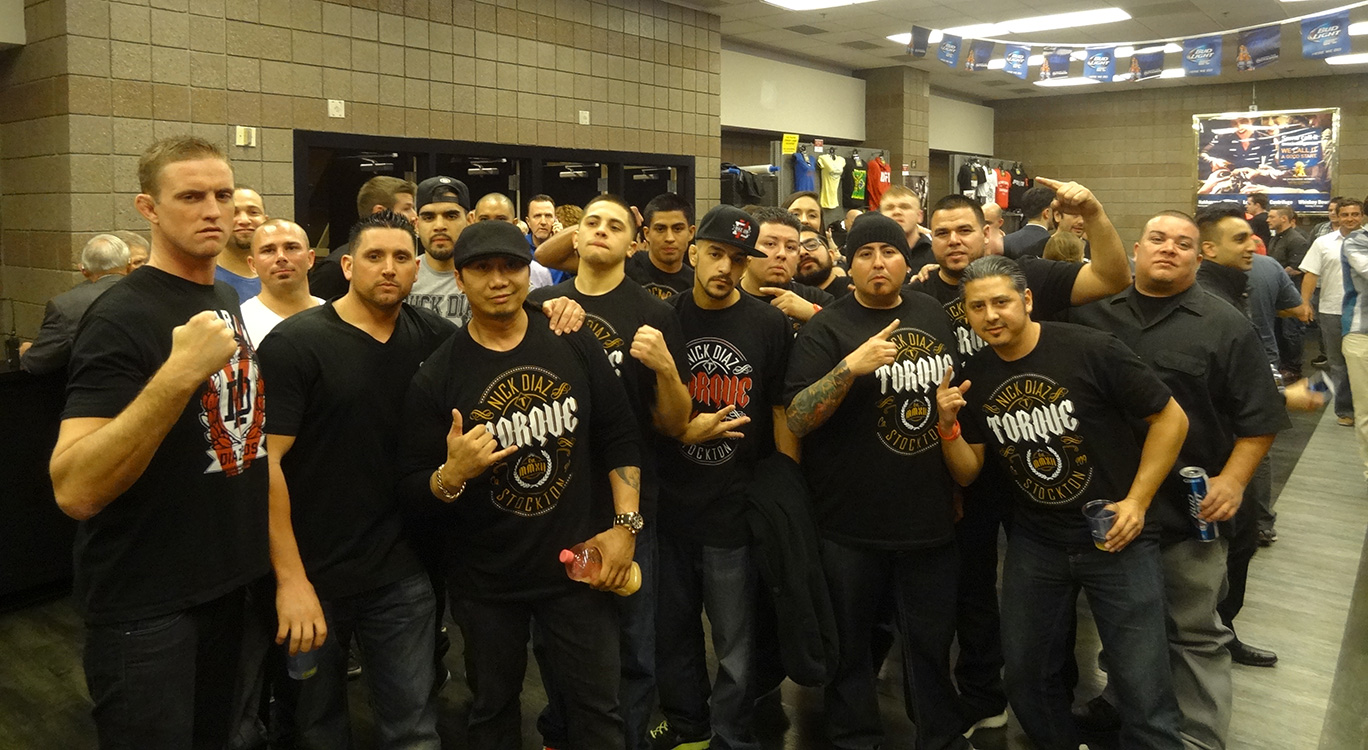 Nick-Diaz-Entourage,-UFC-Diaz-Silva,-MGM-Vegas