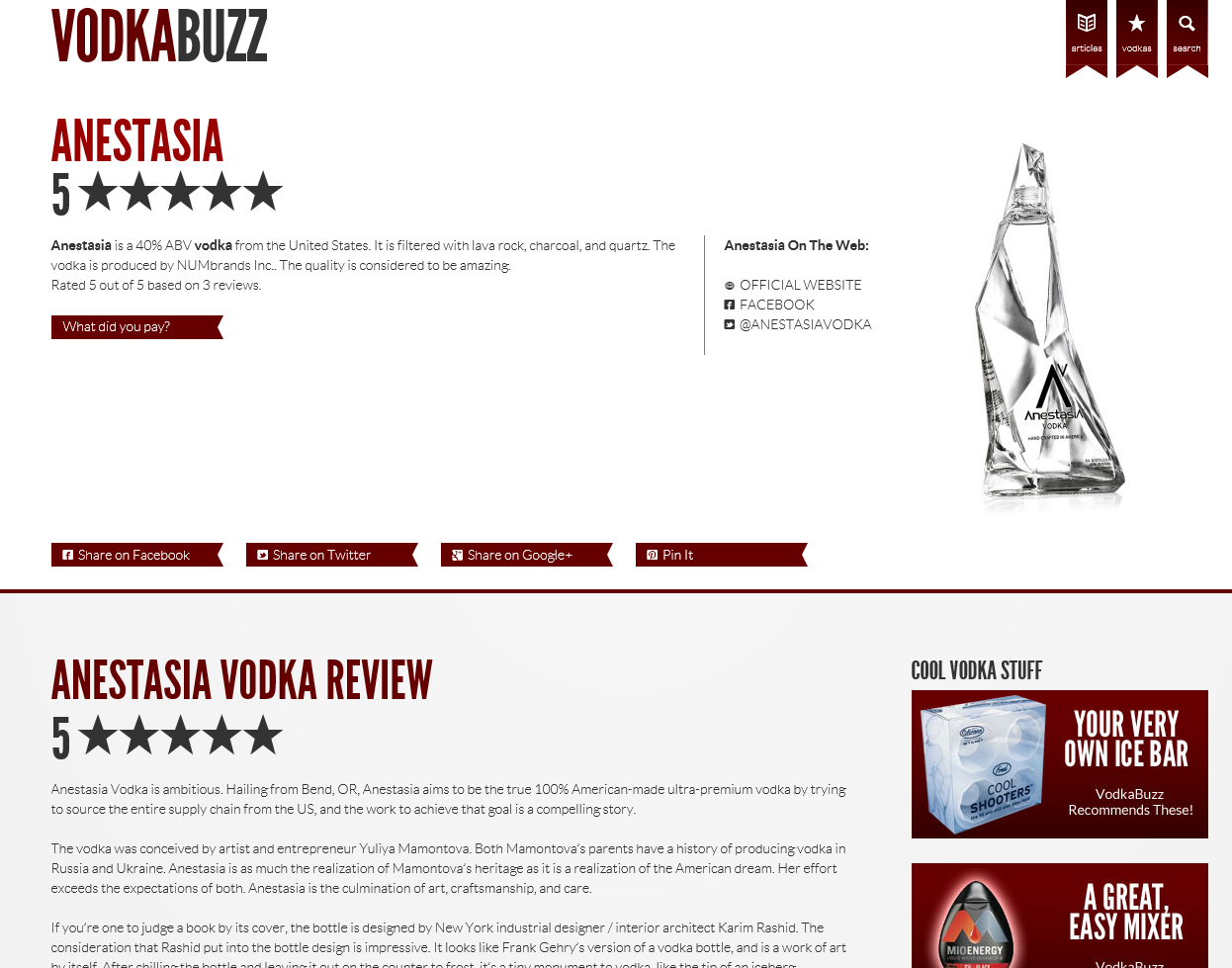 AnestasiA_Vodka_5_Star_Review_from_VodkaBuzz_2015
