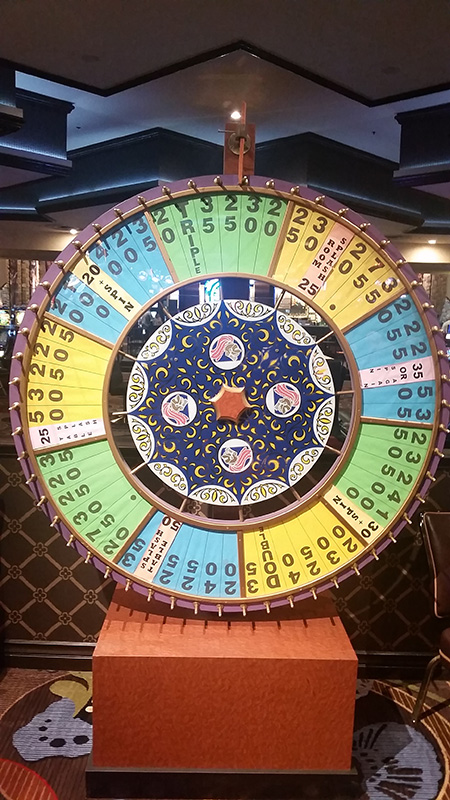 Excaliber Free Sping Wheel, Las Vegas