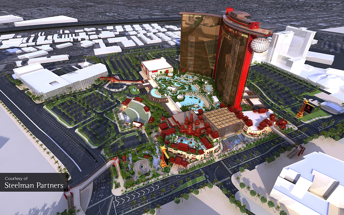 World-Resorts-Las-Vegas,-Aerial-Rendering-View