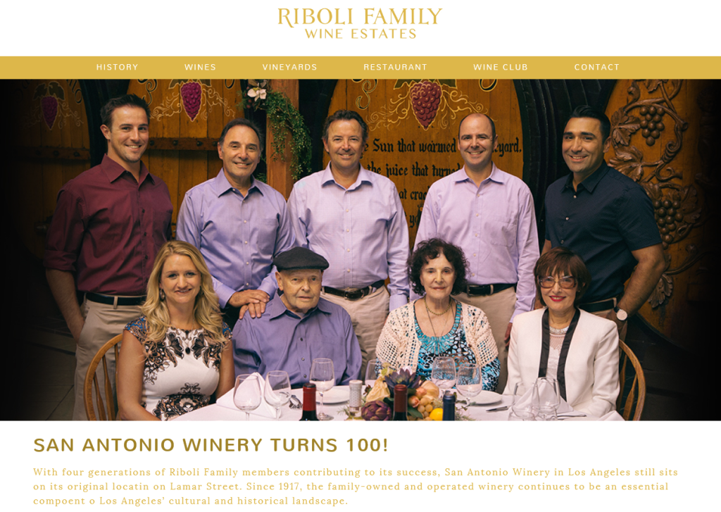 Riboli Family Wine Estates, San Antonio Winery Turns 100