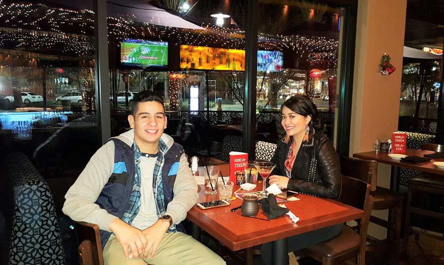 Happy customers at Crave Restaurant, Downtown Summerlin, Las Vegas