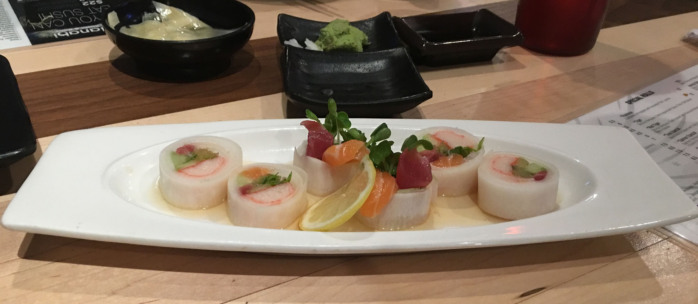 Another Tasty Entree, Hanabi Sushi & Rolls, Village Square Las Vegas