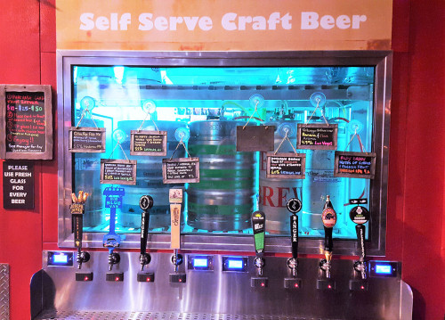 Self Serve Craft Beer, Nacho Daddy Restaurant, West Las Vegas