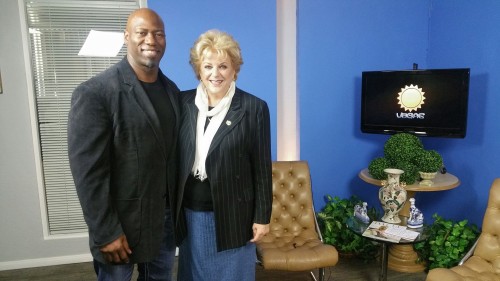 Victor B. Cohen, Fitness Specialist, with Carolyn Goodman, Mayor of Las Vegas