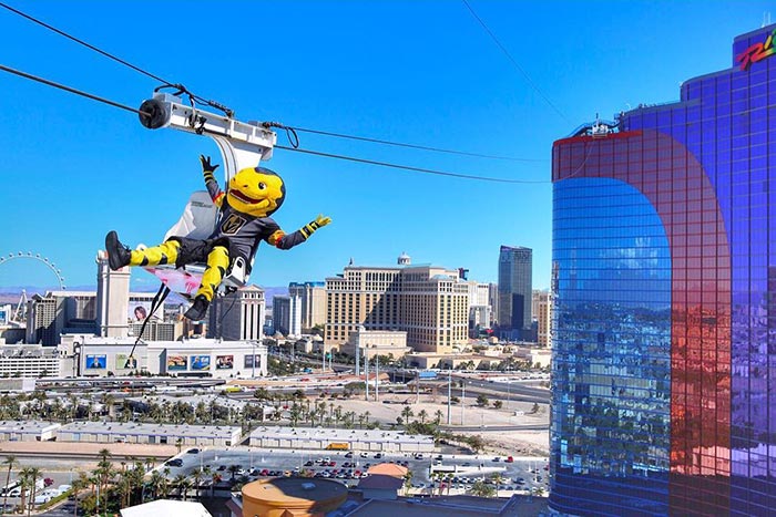 SlotZilla' Zip Line Soars in Las Vegas